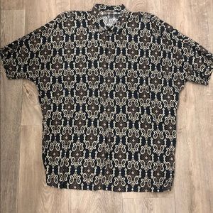 Asos paisley button up shirt